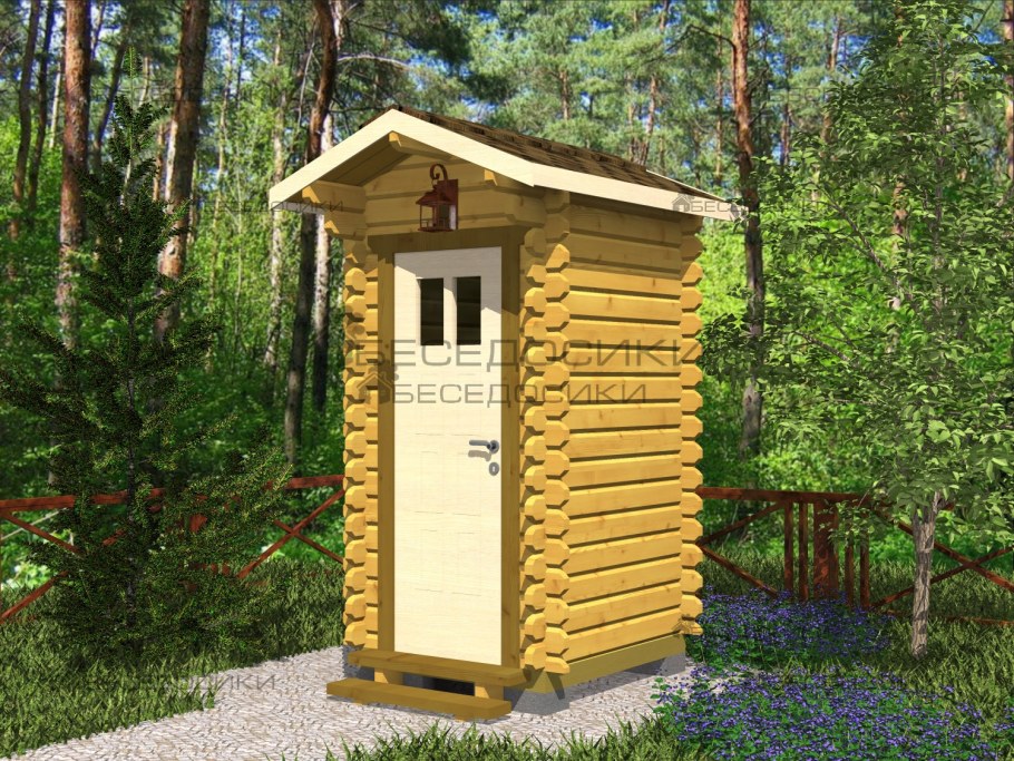Туалет дачный