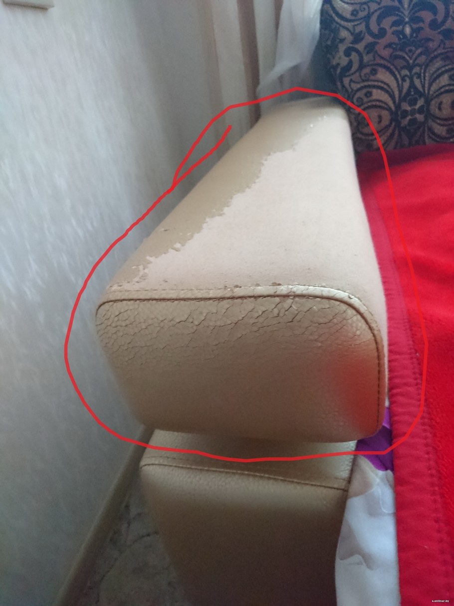 Обивка диванных подлокотников