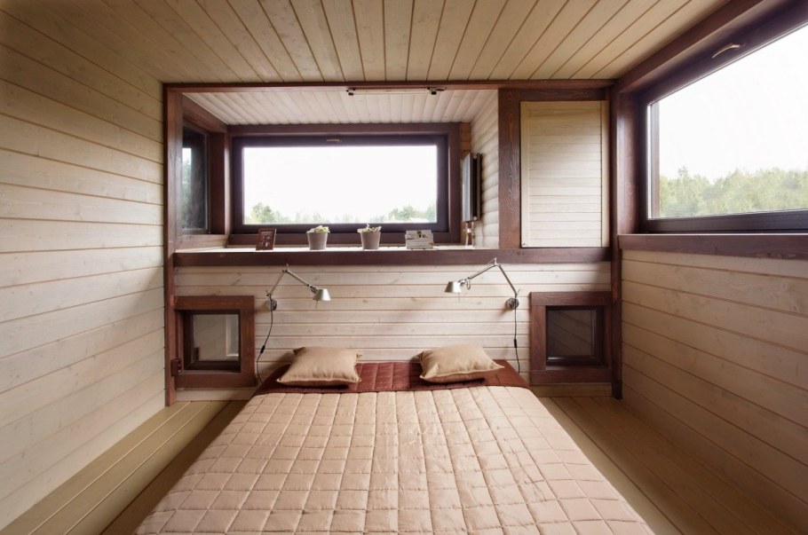 Отделка дачного домика внутри