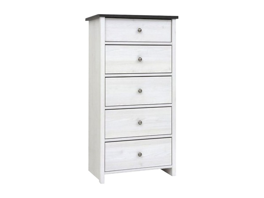 Комод c 4 отделениями Rattan Style тёмно-коричневый