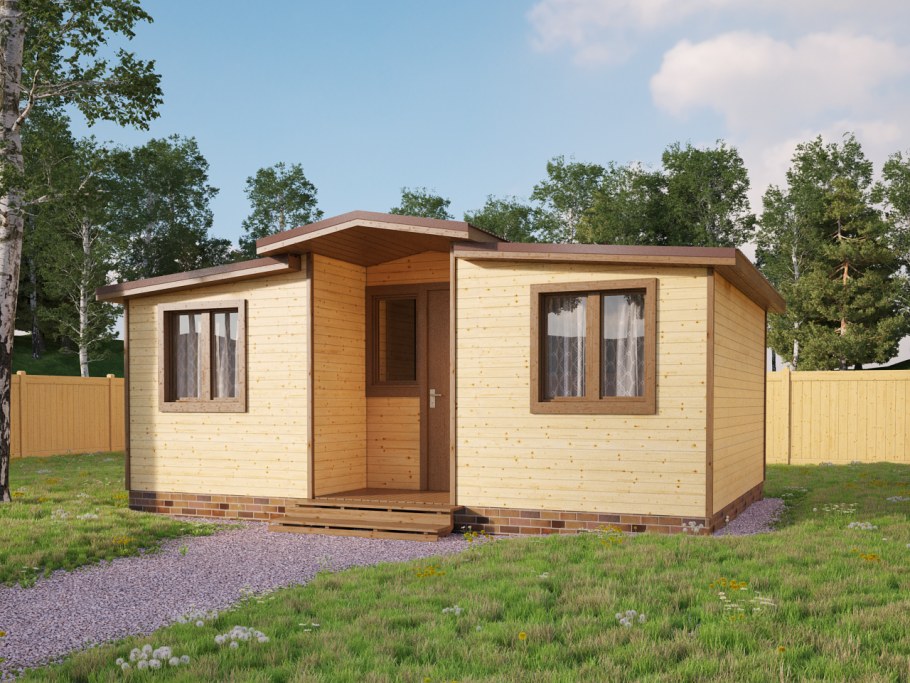 Дачный модульный домик 6.6.9 Авангард