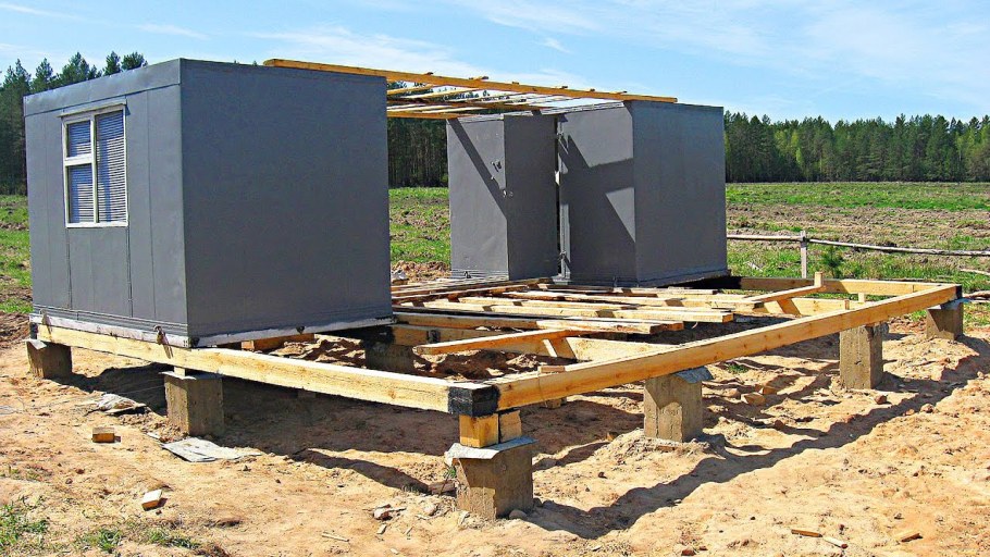 Бытовка Дачная 2х2 двускатная