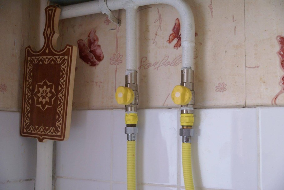 Схема монтажа счетчика газа