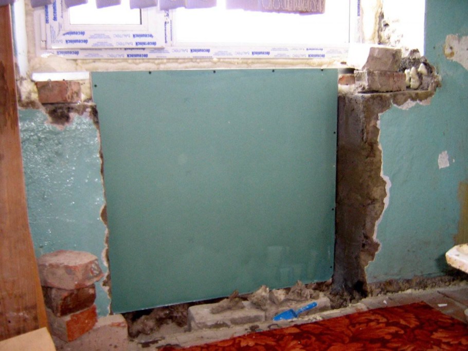 Газовая труба от пола