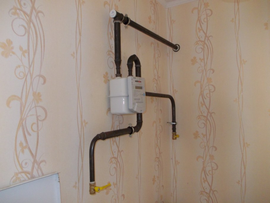 Перенос газовой трубы в квартире