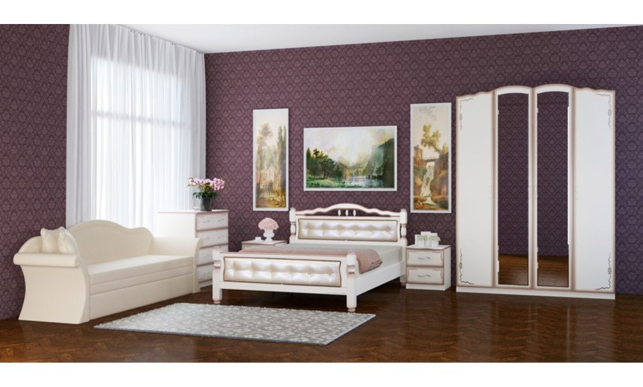 Спальный гарнитур Виктория Браво мебель