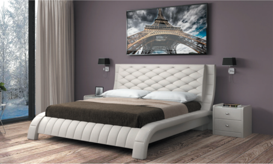 Шкаф угловой лакированный Браво мебель