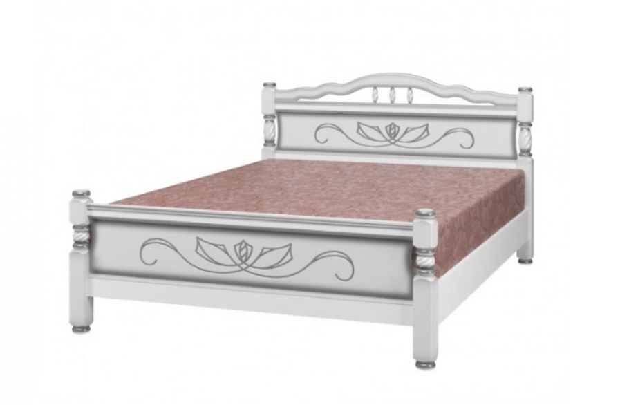 Кровать Карина 1 орех Браво мебель