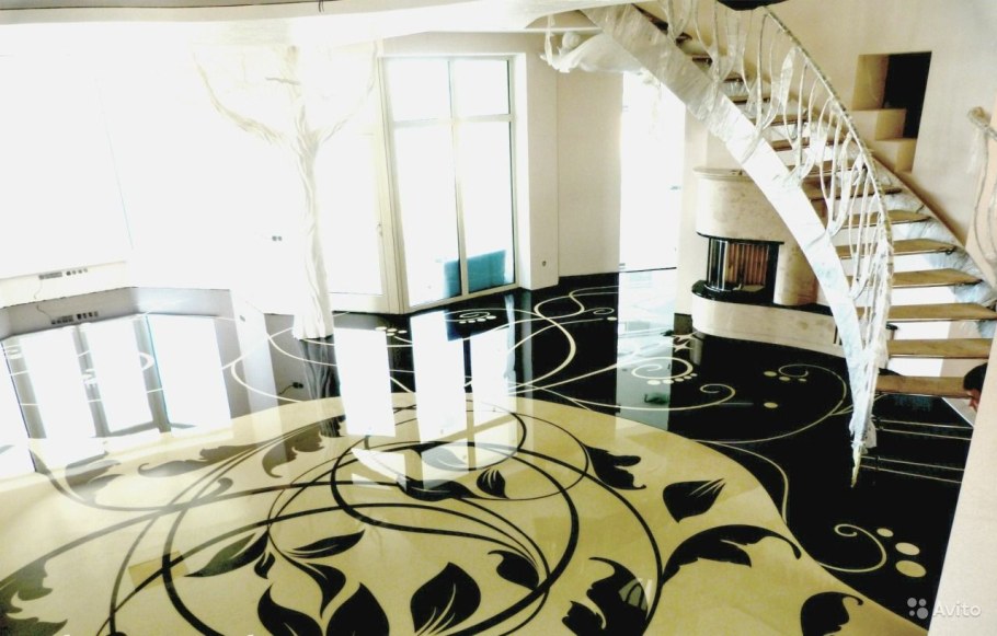 Декоративный полимерный пол