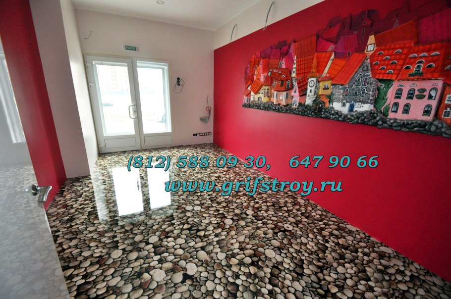 Декоративный пол в квартире