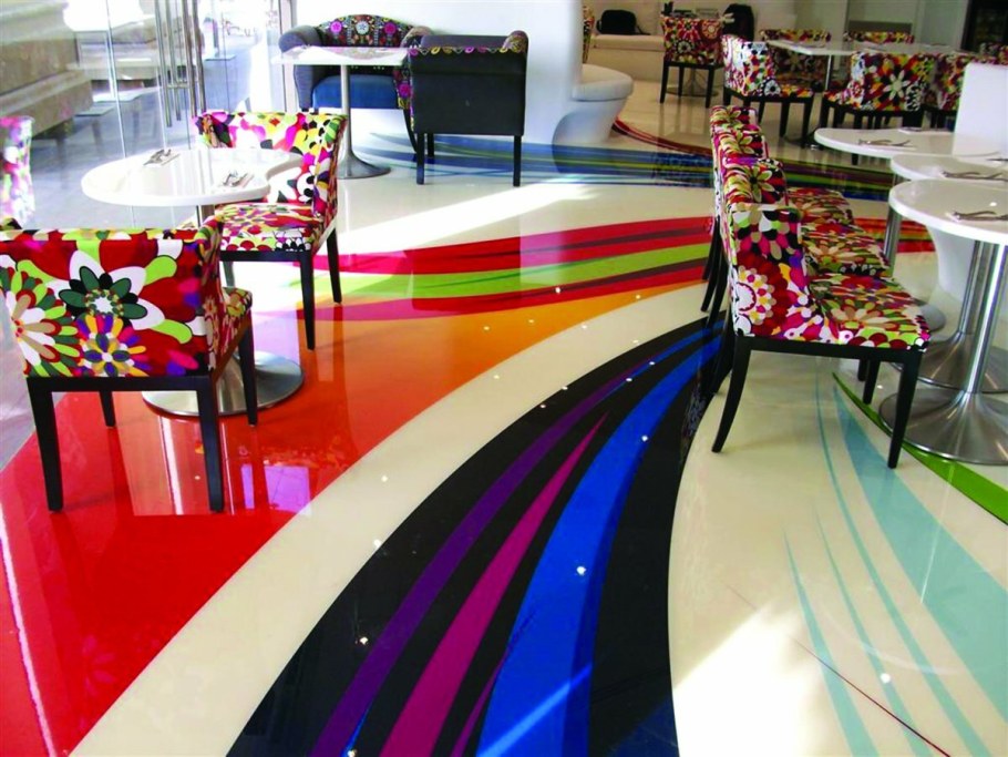 Декоративный полимерный пол