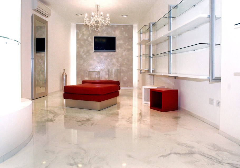 Полимерные полы в квартире