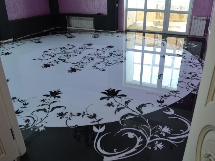 Наливной пол с рисунком