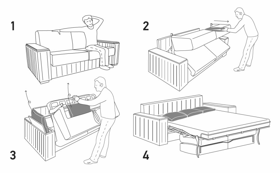 Диван угловой еврокнижка Лира