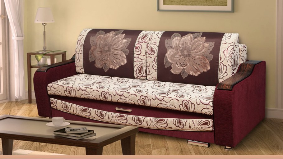 Угловой диван без подлокотников 2000х1500 механизм Дельфин