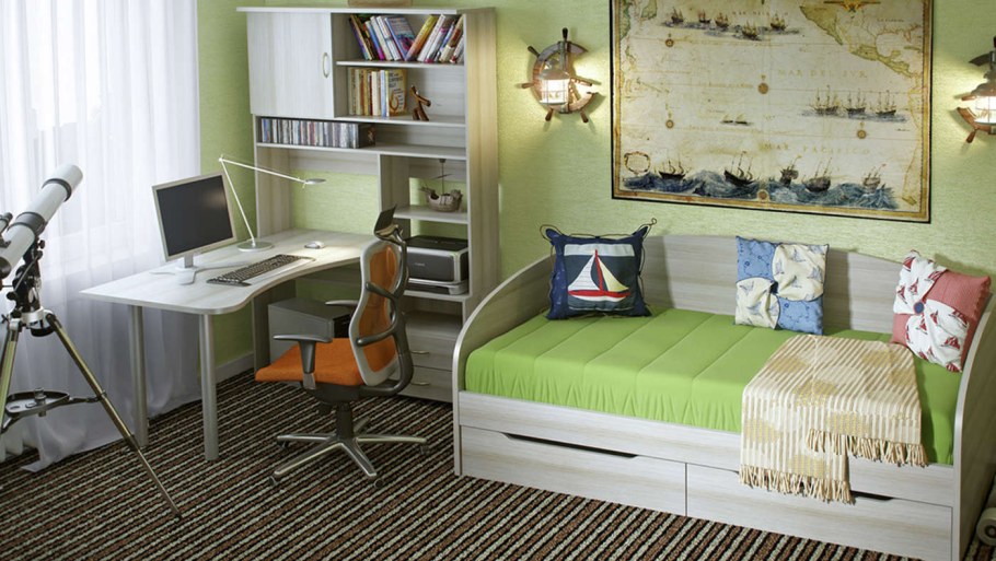Мебель для детской комнаты школьника