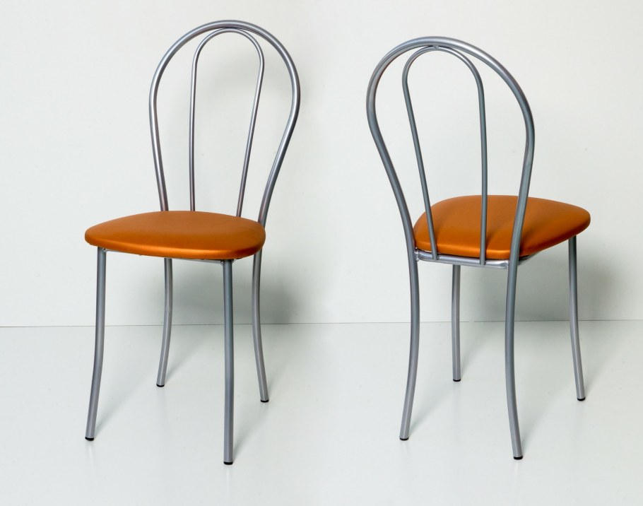 Стул Венеция 3 АС белый кожзам бело-серый