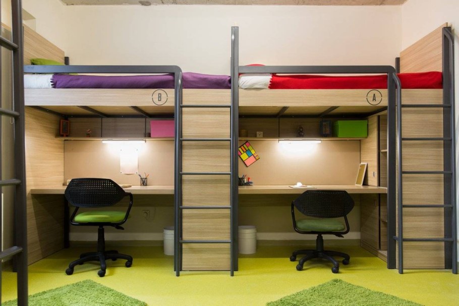 Кровать сверху рабочая зона снизу на 2 детей