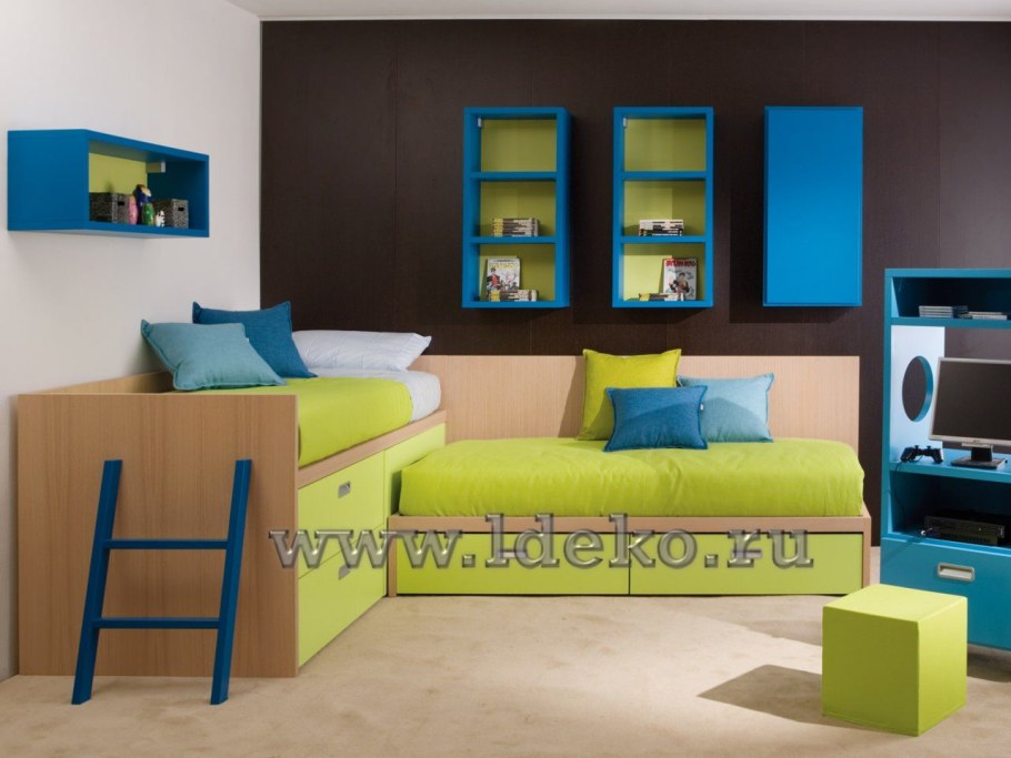 Мебель для детской комнаты для двоих детей
