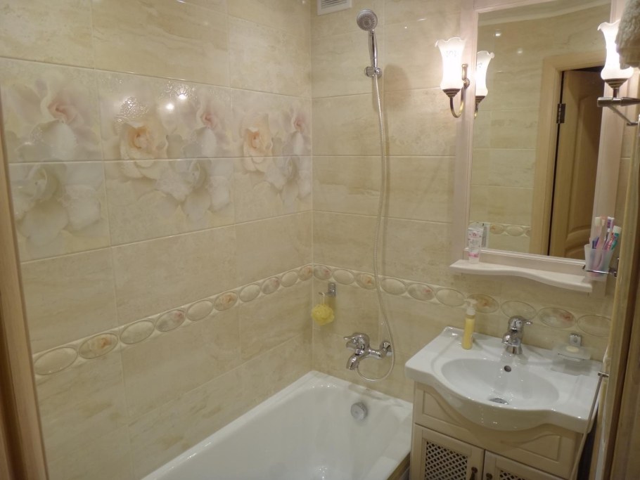 Плитка в ванной хрущевка