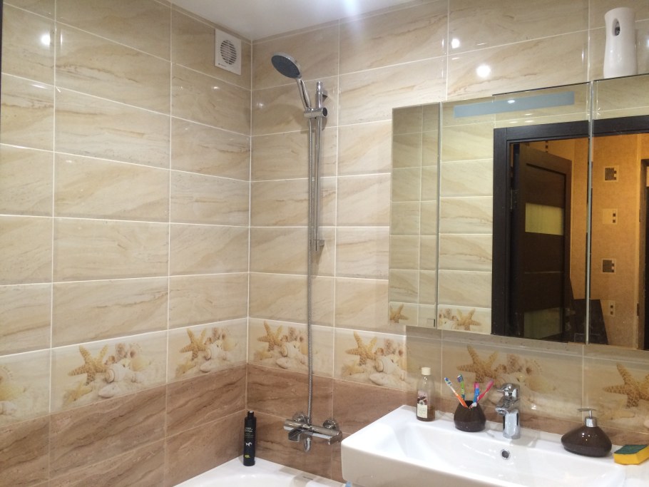 Плитка в ванной бюджетный вариант