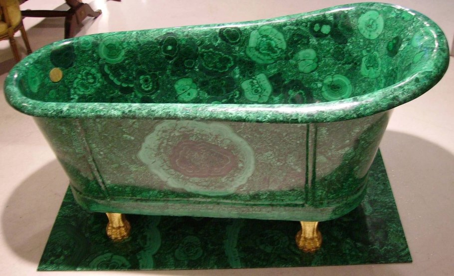 Малахитовая столешница Эрмитаж