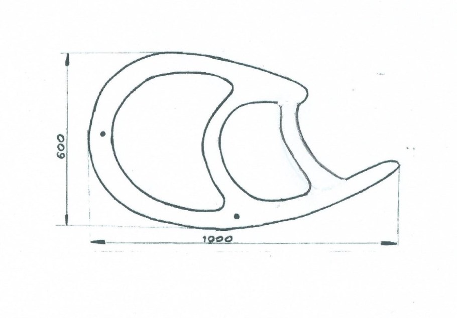 Кресло качалка Стефани 1 чертеж
