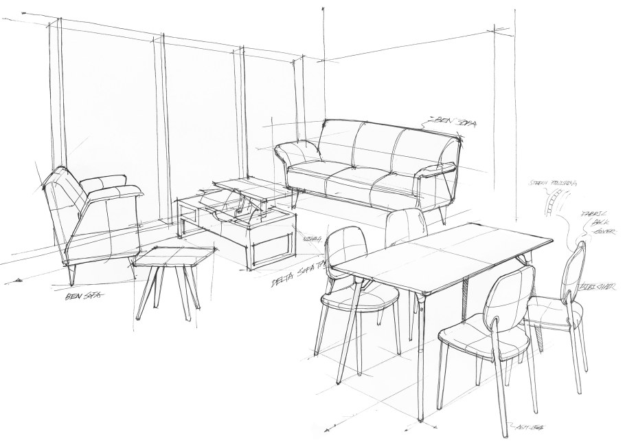 Эскизы мебели