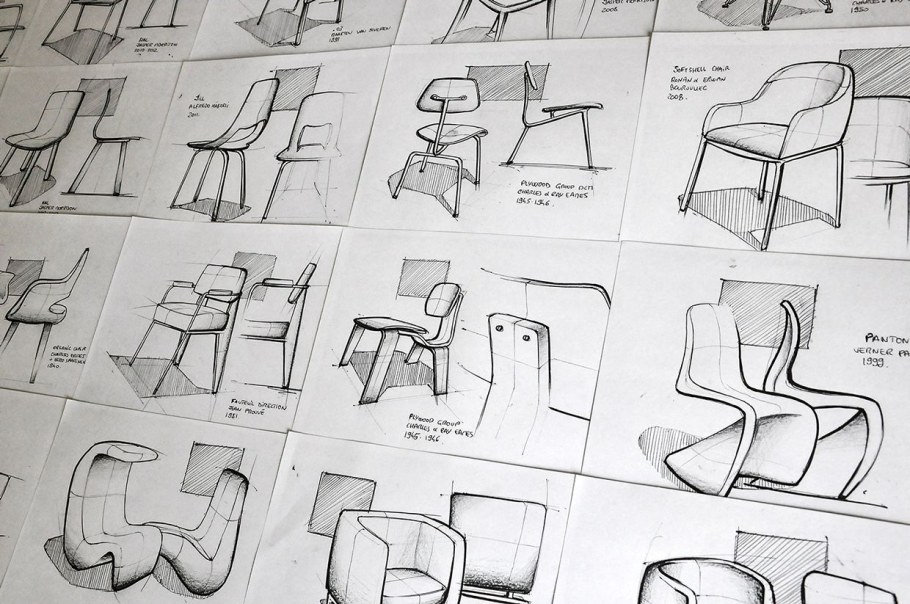 Чертежи дизайнерской мебели