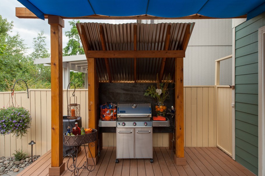 Место для шашлыка на даче