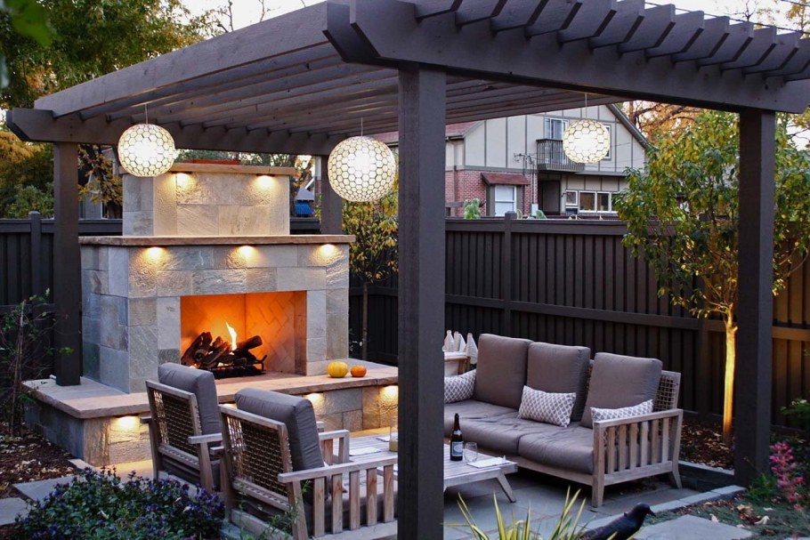 Навес для летней кухни