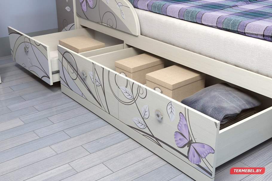 Кровать-чердак Сканд-мебель леди 1