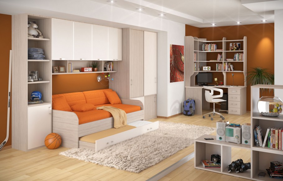 Детская стенка с диваном