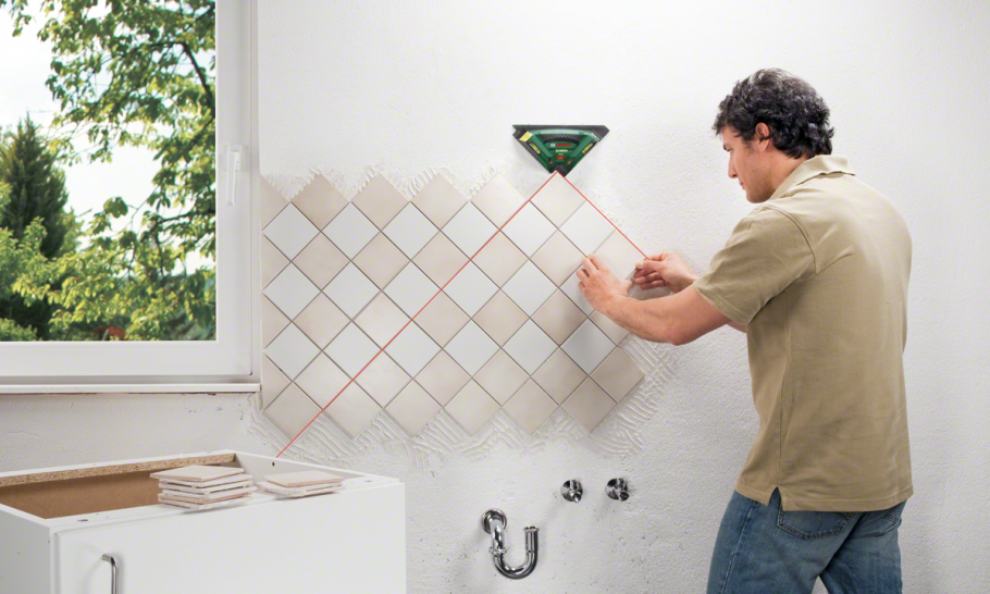 Укладка плитки в углах