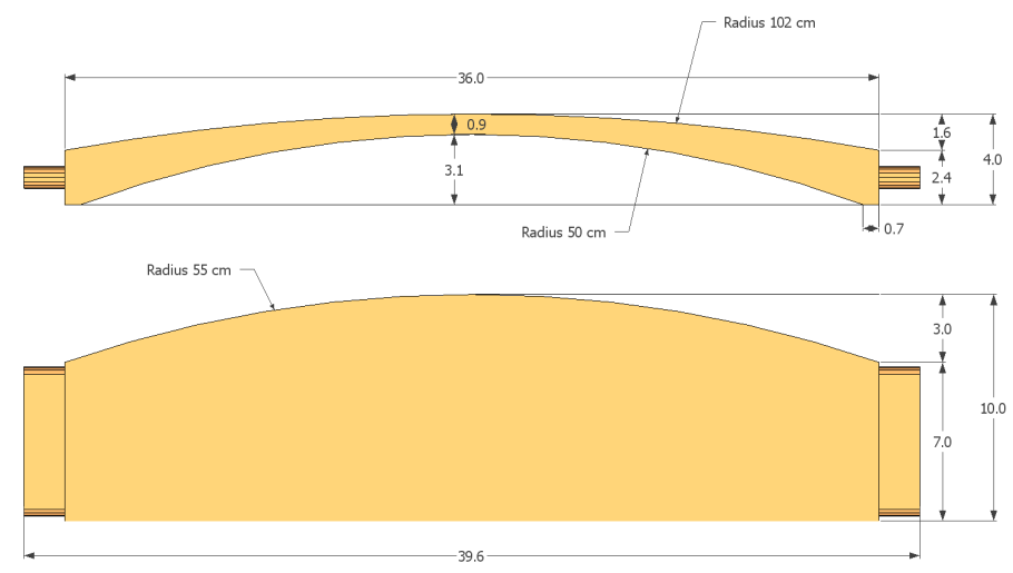 Ножка стула чертеж