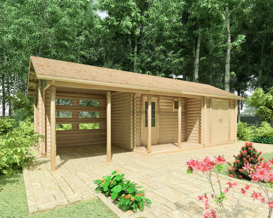 Carport 5.00х3.50 односкатный