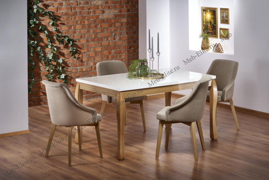 Стол ESF DT-43 белый