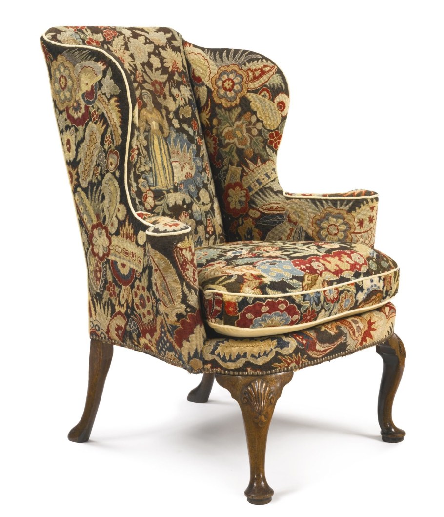 Кресло "ретро", синий