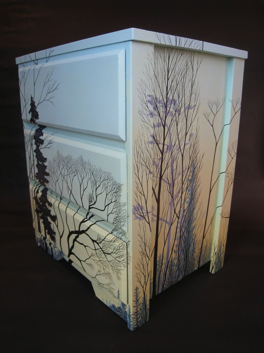 Роспись шкафа