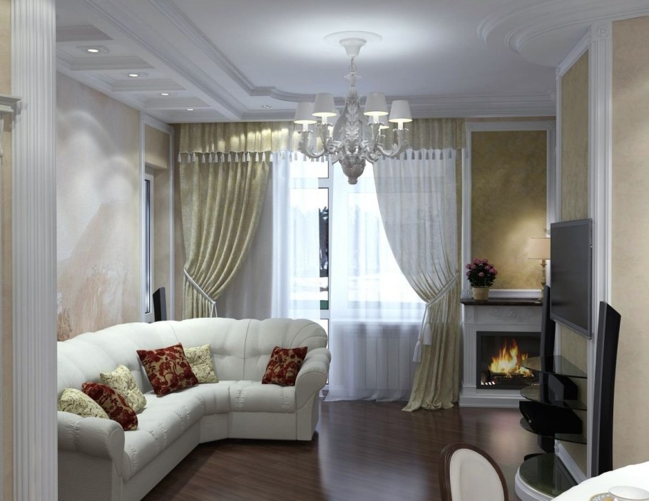 Красивая маленькая гостиная