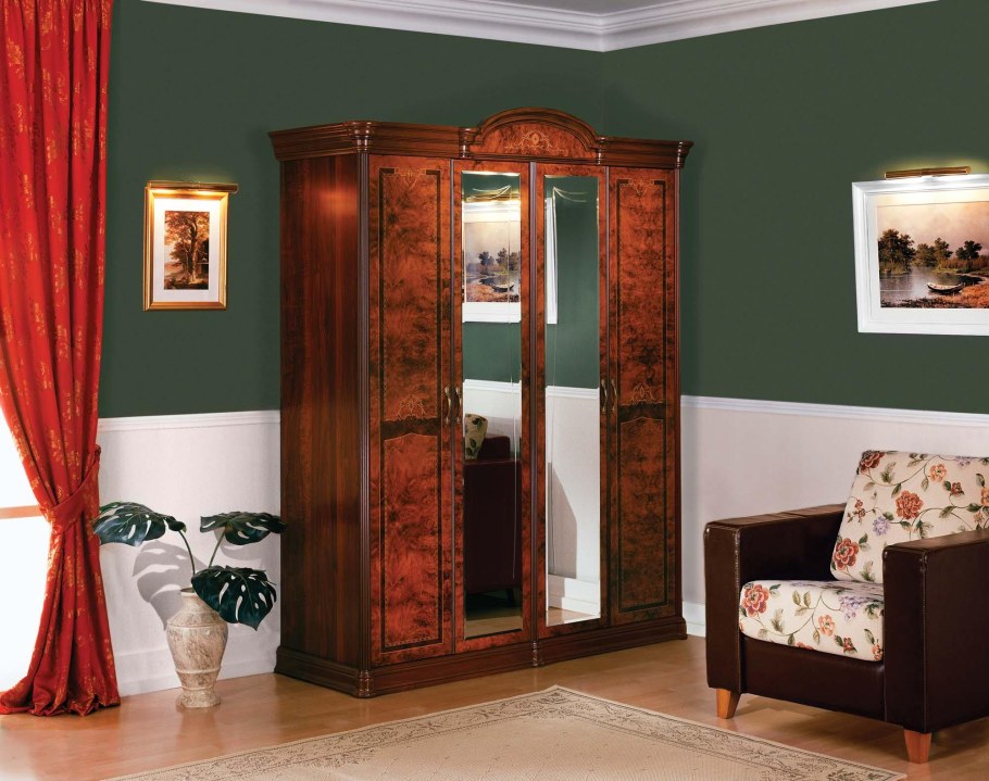 Шкаф 2-х дв. №45 Империя пекан / Раис