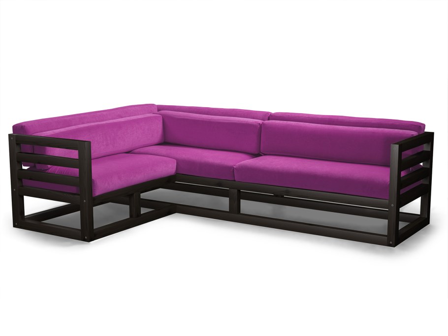 Диван угловой велюровый