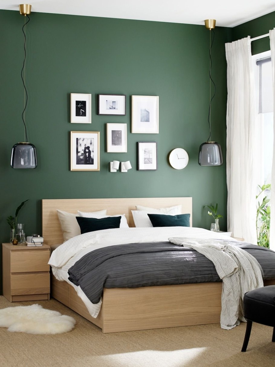 Икея МАЛЬМ кровать196х209