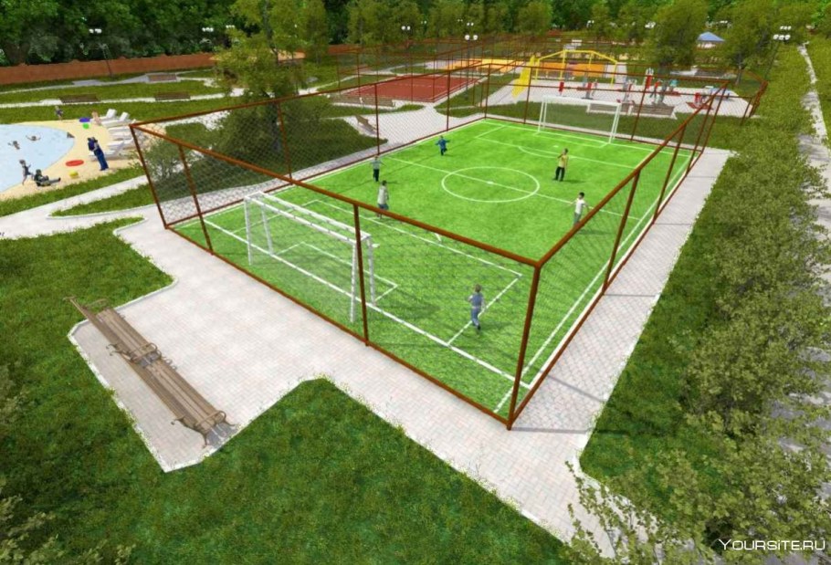 Футбольная площадка