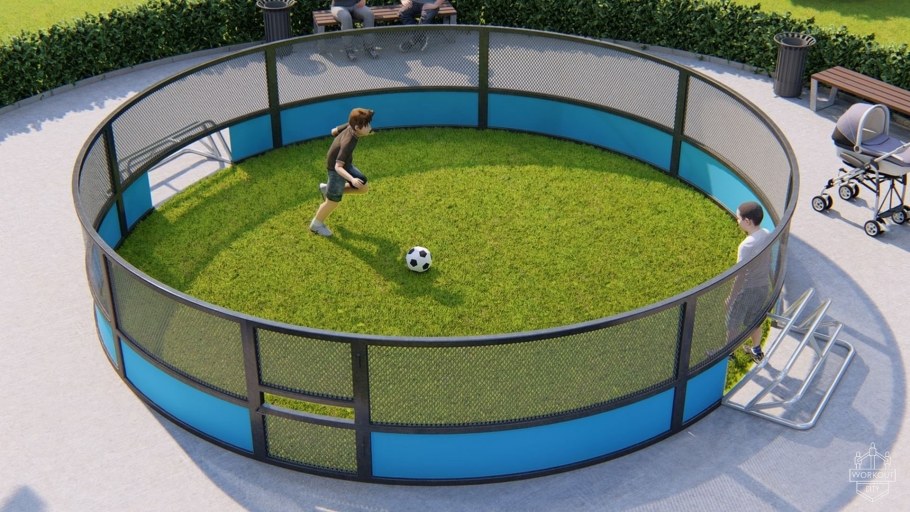 Азовская 31 мини футбольное поле