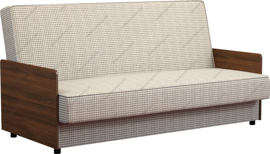 Диван с деревянными боковинами