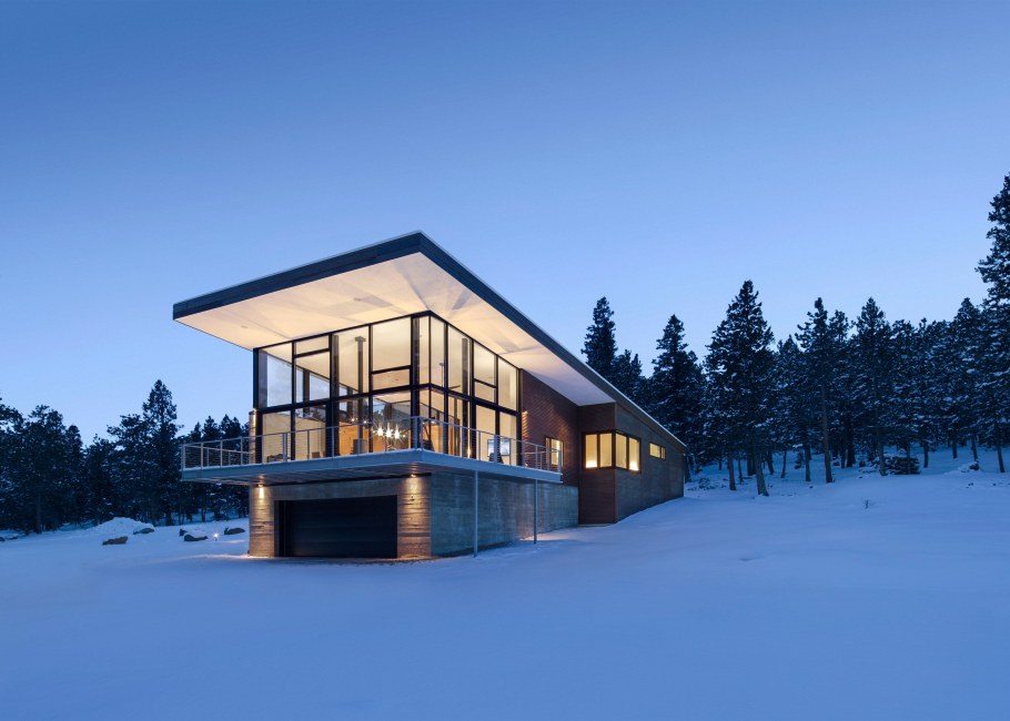 Флэт Хаус с односкатной крышей