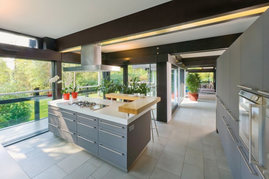 Кухня в доме фахверк