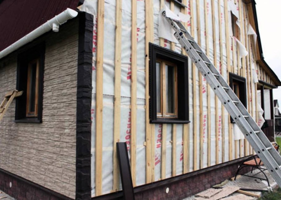 Укладка декоративного кирпича