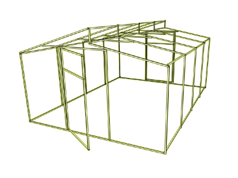 Теплица Митлайдера чертежи 6х3